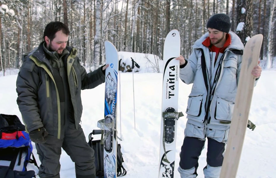 Охотничьи лыжи для рыбалки (деревянные Vs пластиковые) - тест